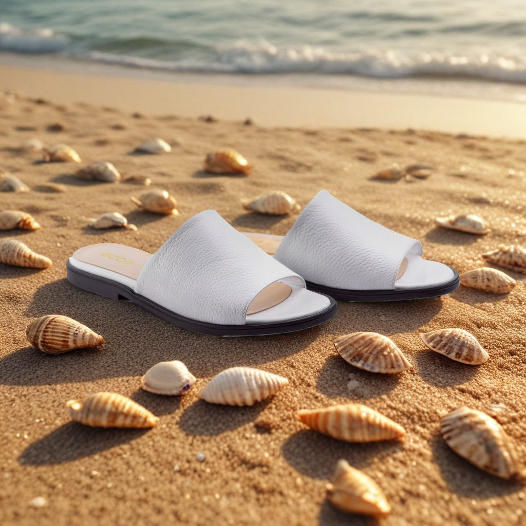 ECCO Flat Sandal II white Full