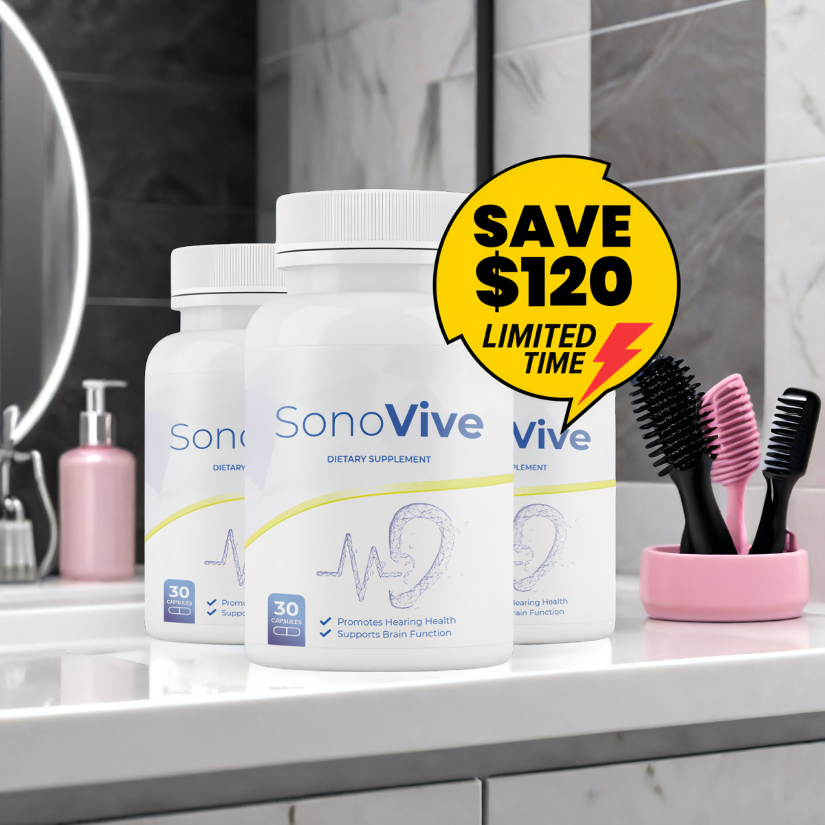 Sonovive - 3 Bottles